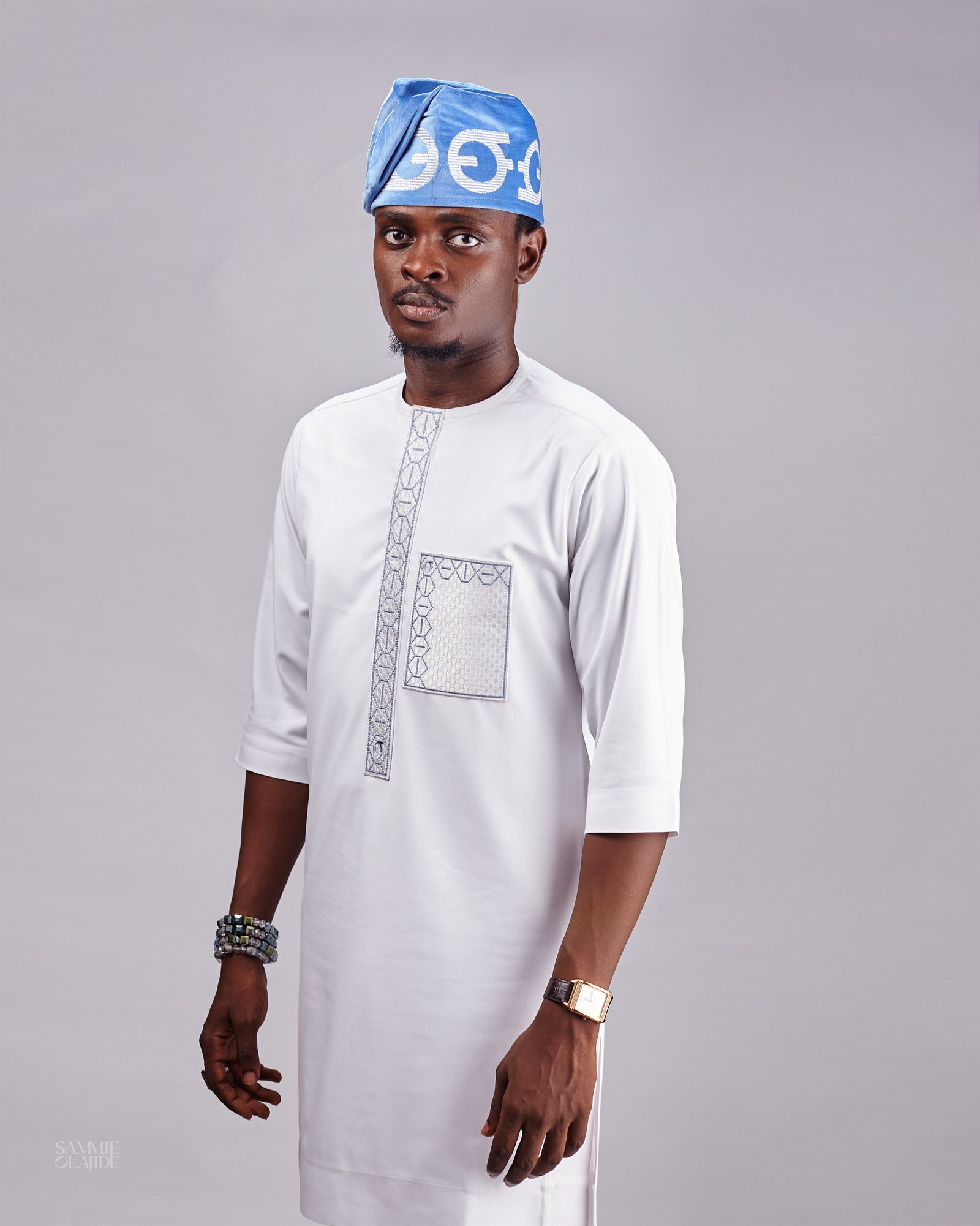 White Cashmere Kaftan